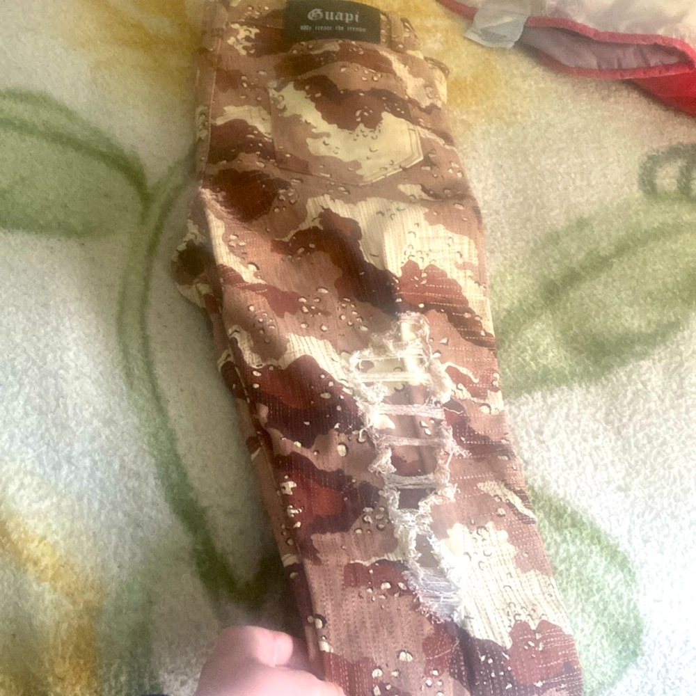 Guapi camo pants . They fit good just a little too big on me